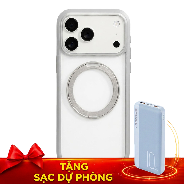 Ốp Lưng iPhone 18 Pro Max/17 Pro Max Magnetic O1S TORRAS Xám Bán Trong